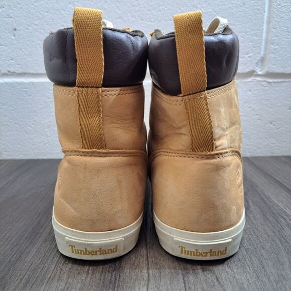 Timberland Skyla Bay Boot In Women's Size 7.5 Tan And Brown Casual Lace Up Boots - Picture 4 of 7